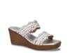 Selva Wedge Sandal White view