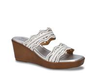 Selva Wedge Sandal White view