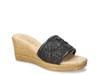 Ricci Wedge Sandal Black view