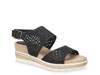 Inaya Espadrille Wedge Sandal Black view