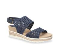 Inaya Espadrille Wedge Sandal Navy view