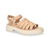 Loni Platform Sandal Natural Beige Leather view