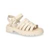 Loni Platform Sandal Ivory Leather view
