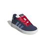Grand Court '00s Snow White Sneaker - Kids' Dark Blue view