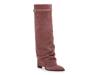 Felicity Foldover Boot Mauve Suede view