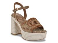 Formaly Platform Sandal Dark Brown view