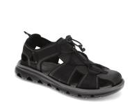 Lionel Fisherman Sandal Black view