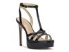 Sippete Platform Sandal Black view