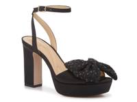 Aliza Platform Sandal Black view