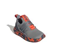 Lite Racer Adapt 7.0 Slip-On Sneaker - Kids' Grey/Orange view