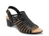 Midge Sandal Black Leather view