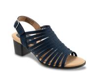 Midge Sandal Navy Suede view