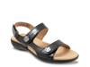 Romi Sandal Black Croc Print view