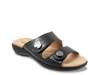 Ruthie Sandal Black Croc Print view