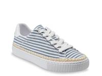 Spryng Sneaker - Women's Blue/White Stripes view