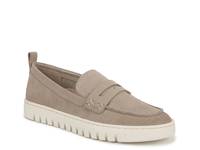 Uptown Penny Loafer Cobblestone Taupe Suede view