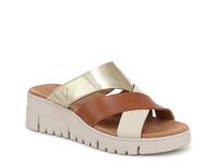 Uptown Sunset Sandal Tan/Gold Leather view