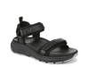 Walk Max Wanderer Sandal - Women's Black Leather & Fabric view