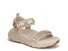 Walk Max Wanderer Sandal - Women's Beige/Gold Metallic Leather view