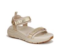 Walk Max Wanderer Sandal - Women's Beige/Gold Metallic Leather view