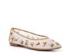 Maurene Ballet Flat White/Multicolor Floral Embroidery view