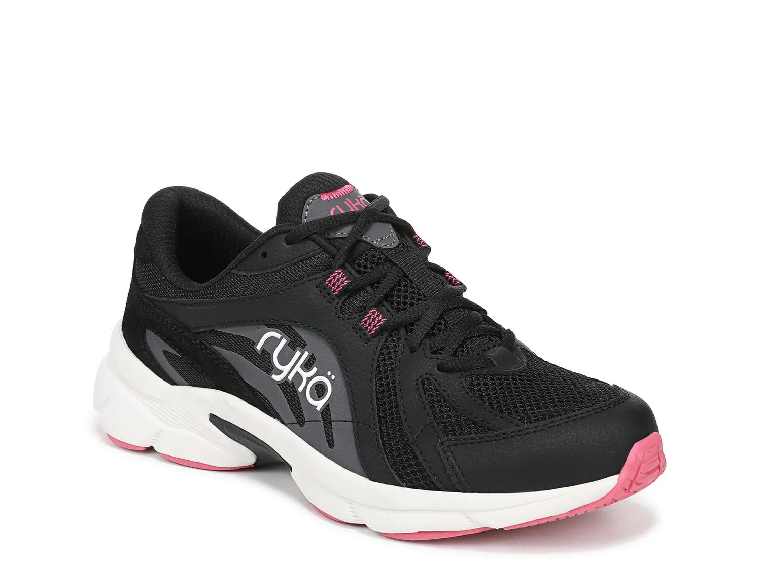 Ryka Skylift Walking Shoe | Women's | Black/White/Pink | Size 5 | Sneakers