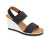 Nelson Wedge Sandal Black view