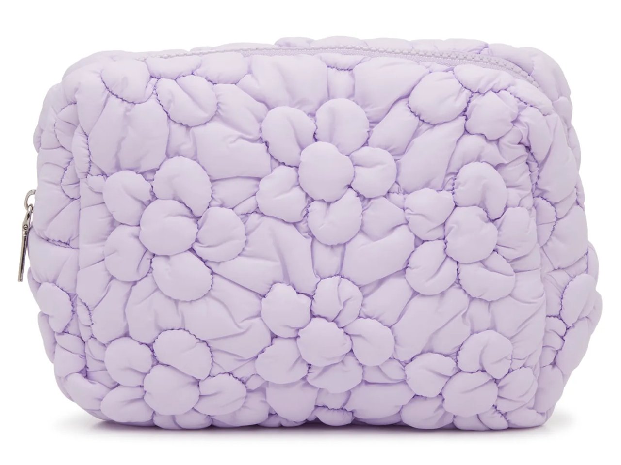 Floral Nylon Zip Pouch