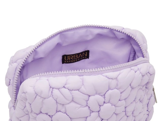 Floral Nylon Zip Pouch