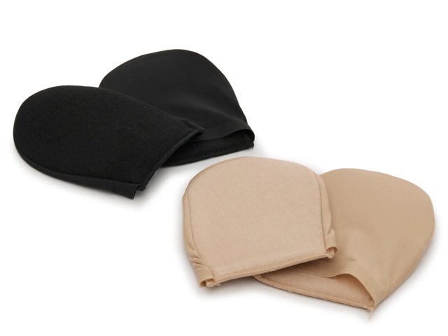 Fine Edge Women's Cushioned Mule Cover No Show Liners - 4 Pack