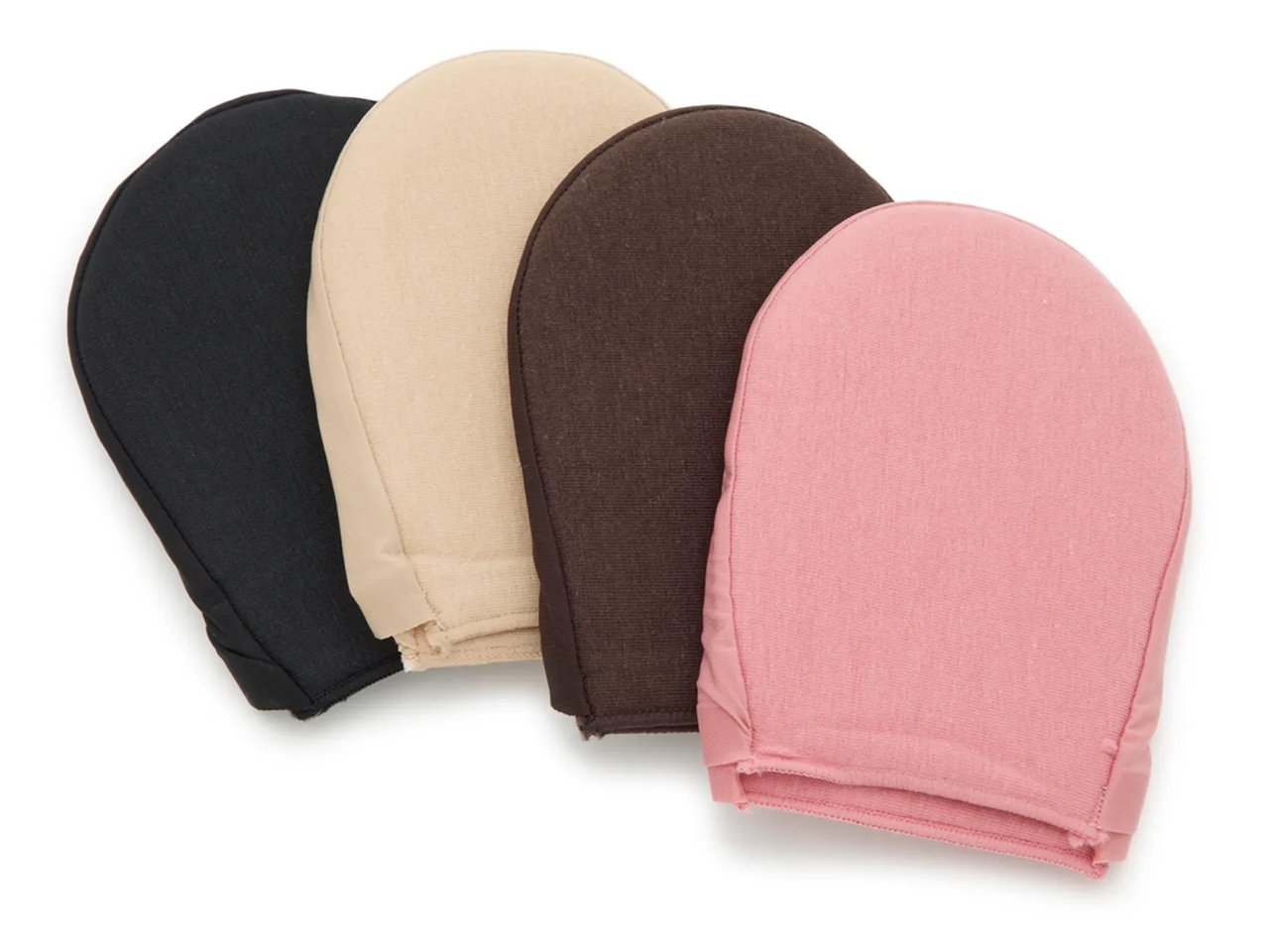 Fine Edge Women's Cushioned Mule Cover No Show Liners - 4 Pack