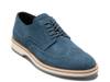 Morse Grand Wingtip Oxford Blue Suede view