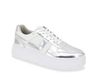 Katina Platform Sneaker - Women's Silver Metallic Synthetic view