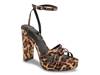 Orisa Platform Sandal Tan/Black/Brown Leopard Print Fabric view