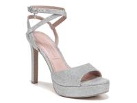 Ai Platform Sandal Silver Metallic Fabric view