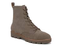 Lani II Combat Boot Grey Suede view