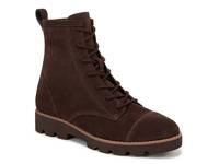 Lani II Combat Boot Dark Brown Suede view