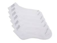 Cushioned Ankle Socks - 6 Pack White view