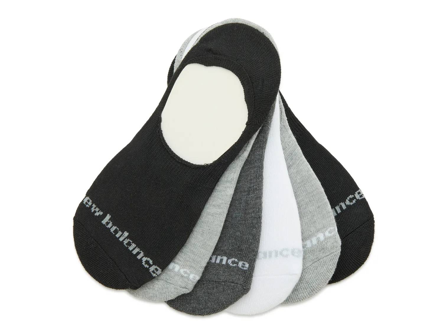 Cushioned No Show Liners - 6 Pack