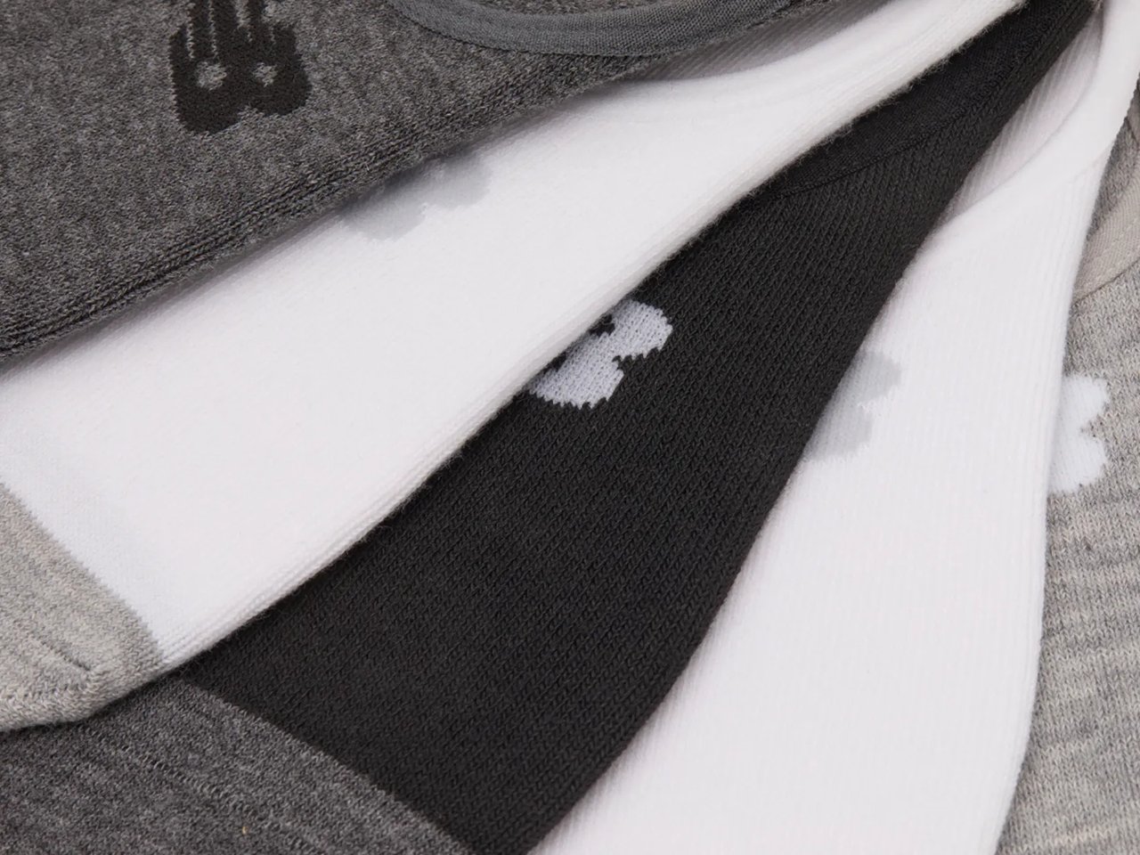 Flat Knit Lightweight No Show Liner - 6 Pack