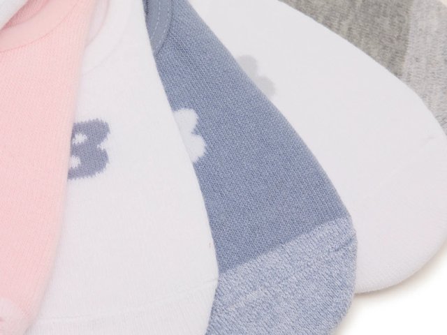 Flat Knit Lightweight No Show Liner - 6 Pack