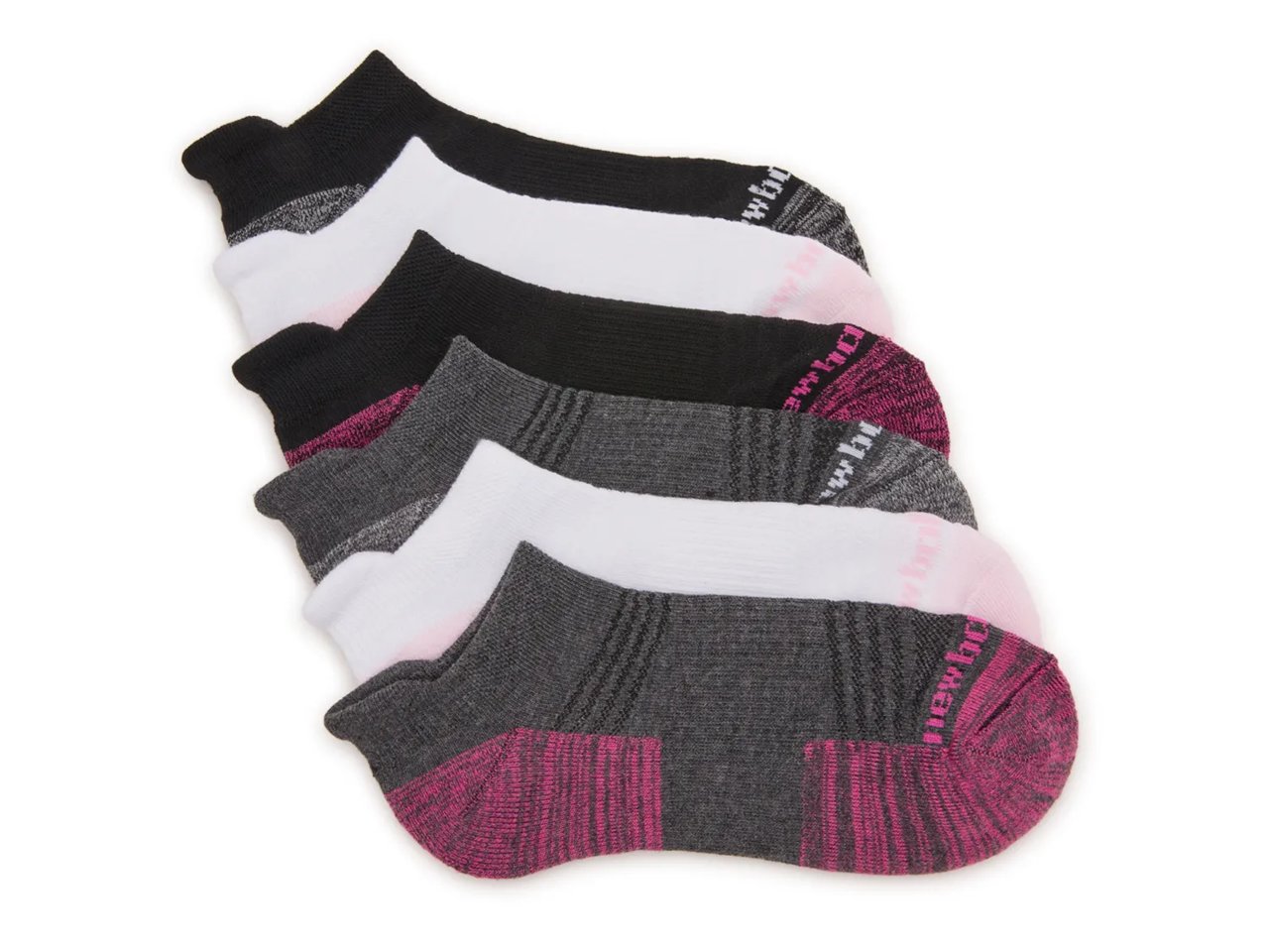 Cushioned Tab No Show Socks - 6 Pack