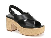 Clementina Platform Sandal Black view