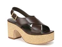 Clementina Platform Sandal Dark Brown view