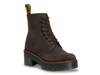 Sanguine Combat Boot - Women's Dark Brown view