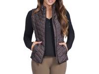 On-The-GO Luxe Women's Vest Brown Cheetah Print view
