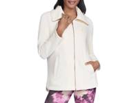GO Snuggle Tunic Full-Zip Women's Jacket Off White view