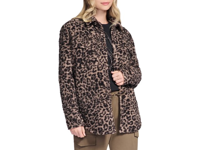ジャケット・アウター Cheetah Skechers On-the-GO Cheetah Sherpa Women's Jacket - Free Shipping | DSW