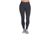 GoFlex Daisies Women's High-Waisted Leggings Gunmetal Grey view