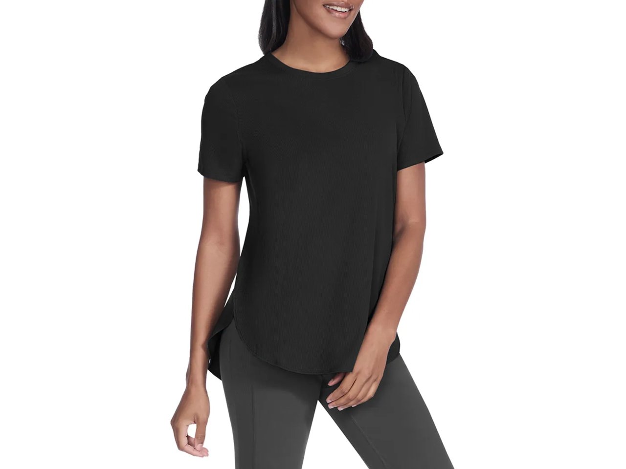 GO WALK Wear GO DRI Luxe Rib Tunic Tee